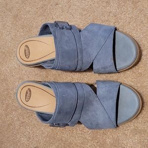 Pair of Dr Scholls sandals.